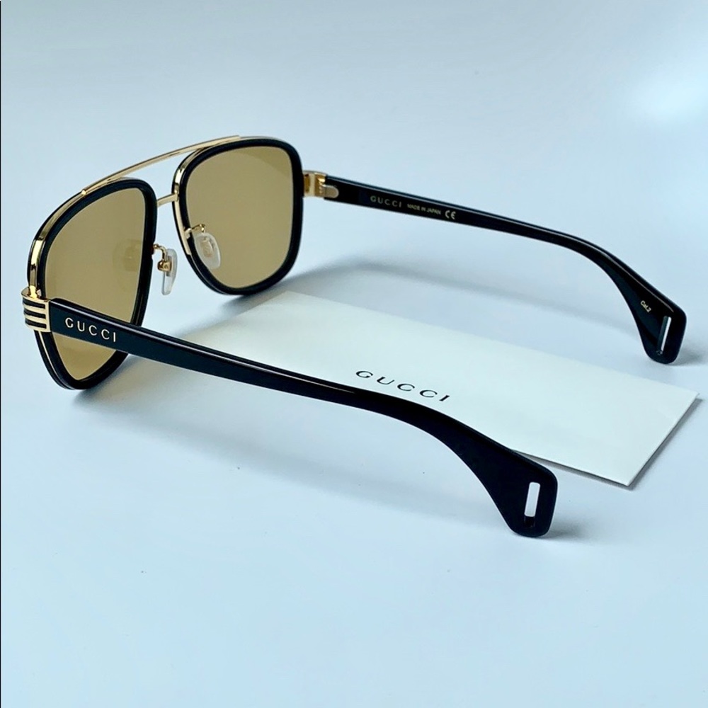 Gucci Sunglasses GG0448S 002 Black/ Brown - Picture 6 of 7